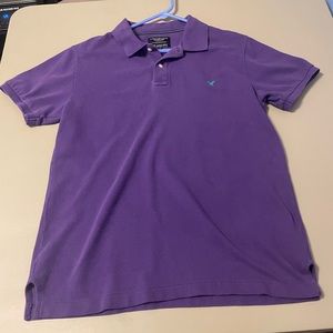 Purple American Eagle polo shirt